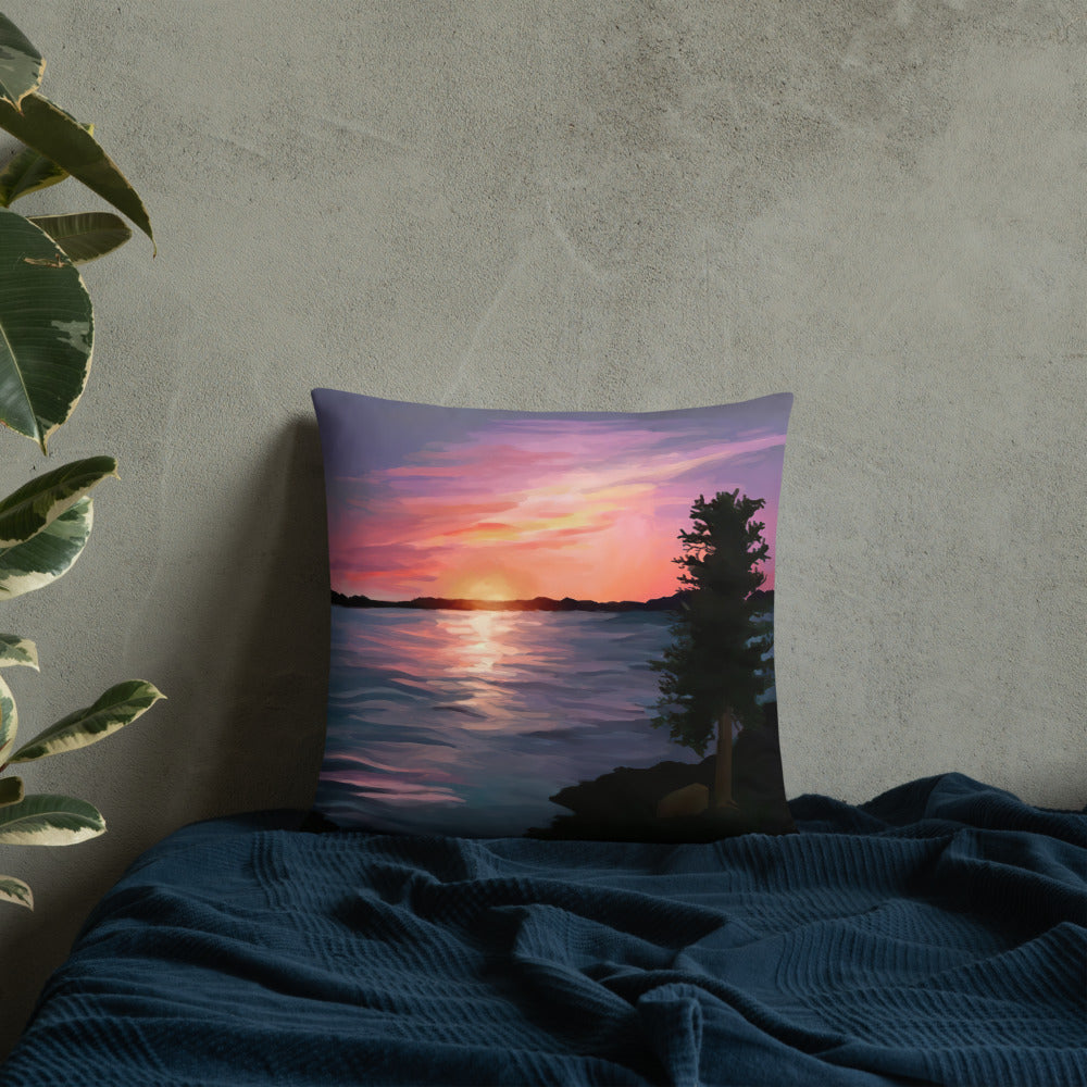 Lone Pine Art Pillow