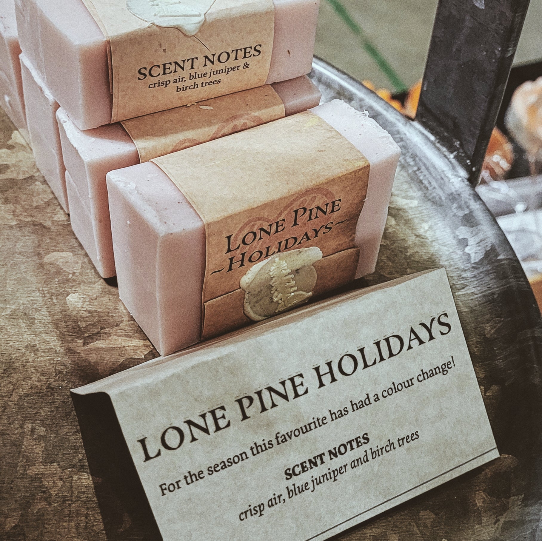 Lone Pine 'Holiday' - Juniper Birch Soap Bar