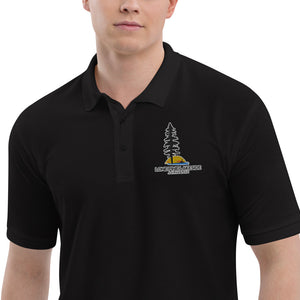 Open image in slideshow, Men&#39;s Premium Embroidered Colour Logo Polo
