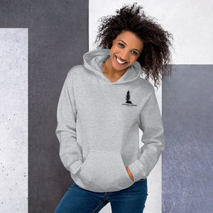 Open image in slideshow, Unisex Black Logo Hoodie
